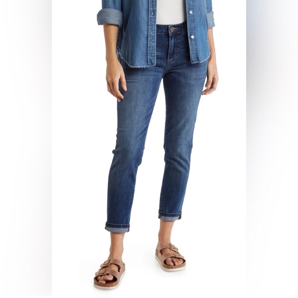 Kut from the Kloth Katy Ankle Straight Leg Jeans
